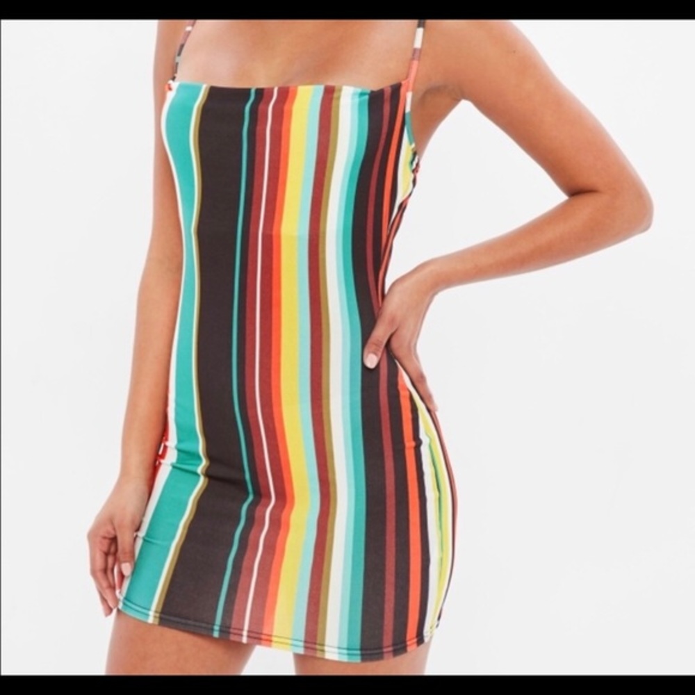 MISSGUIDED SLINKY COWEL DRESS